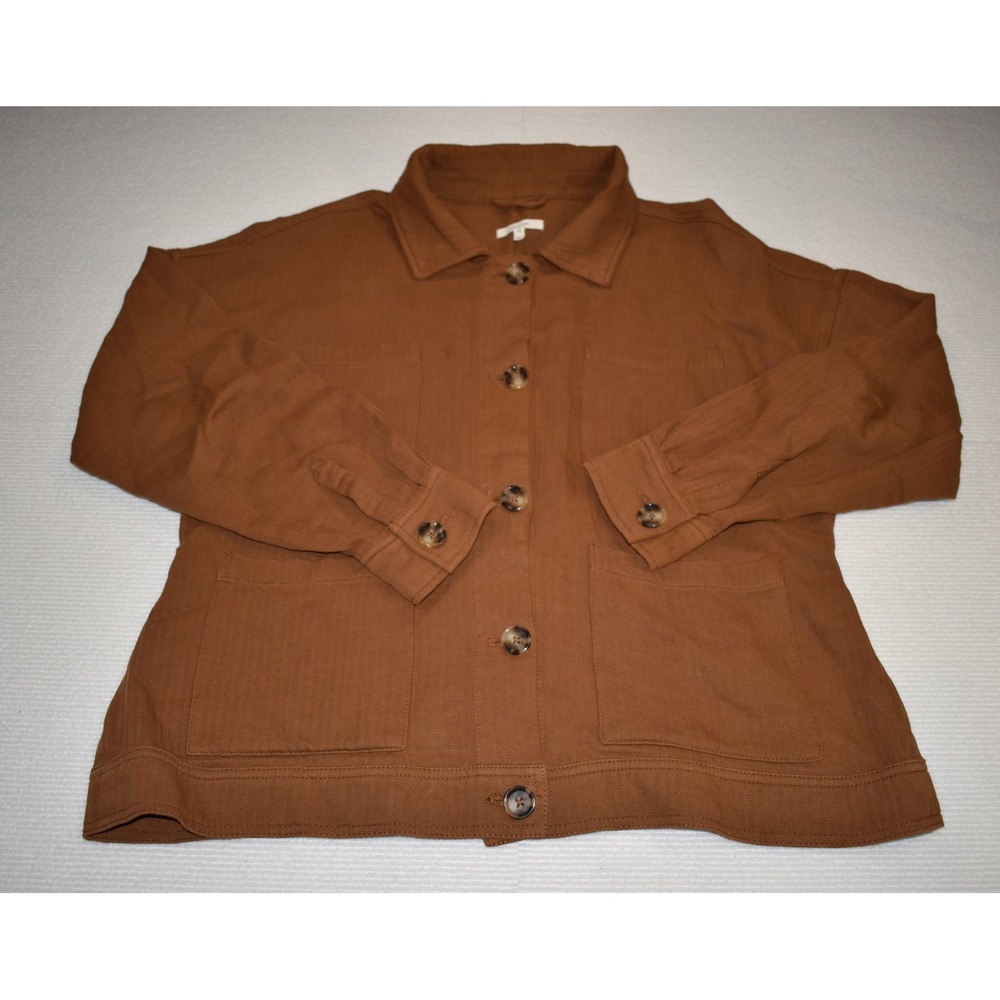 Maurice's Brown jacket, 4 Pockets, Button up, Size XL